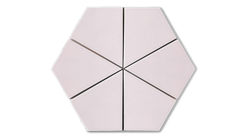 Hexite Original Ceramic Tile in Evening Glow Gloss