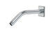 Flatiron 45-Degree 8" Shower Arm with Flange in Polished Chrome