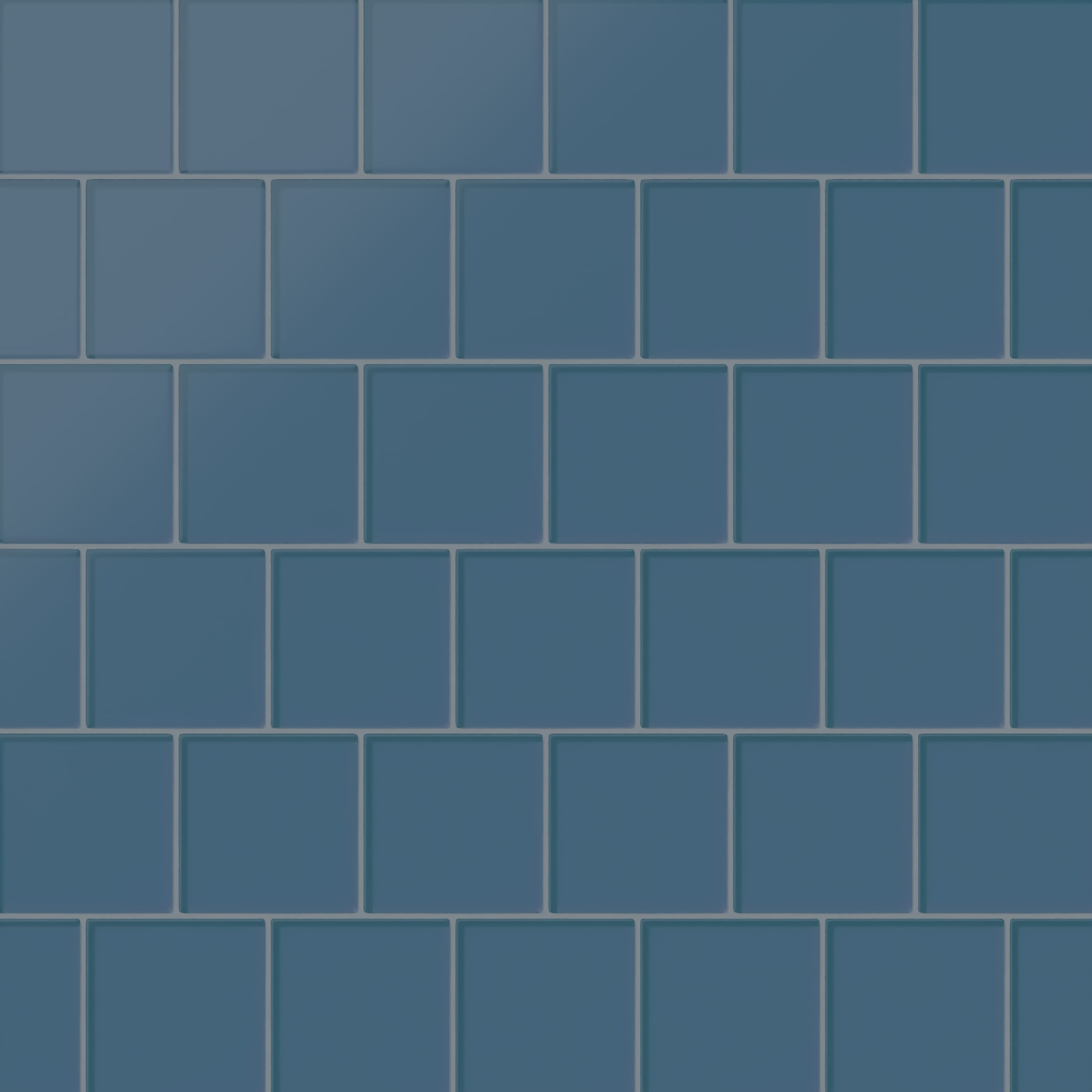 Quick Ship 4x4 Glass Tile in Blue Jay Matte