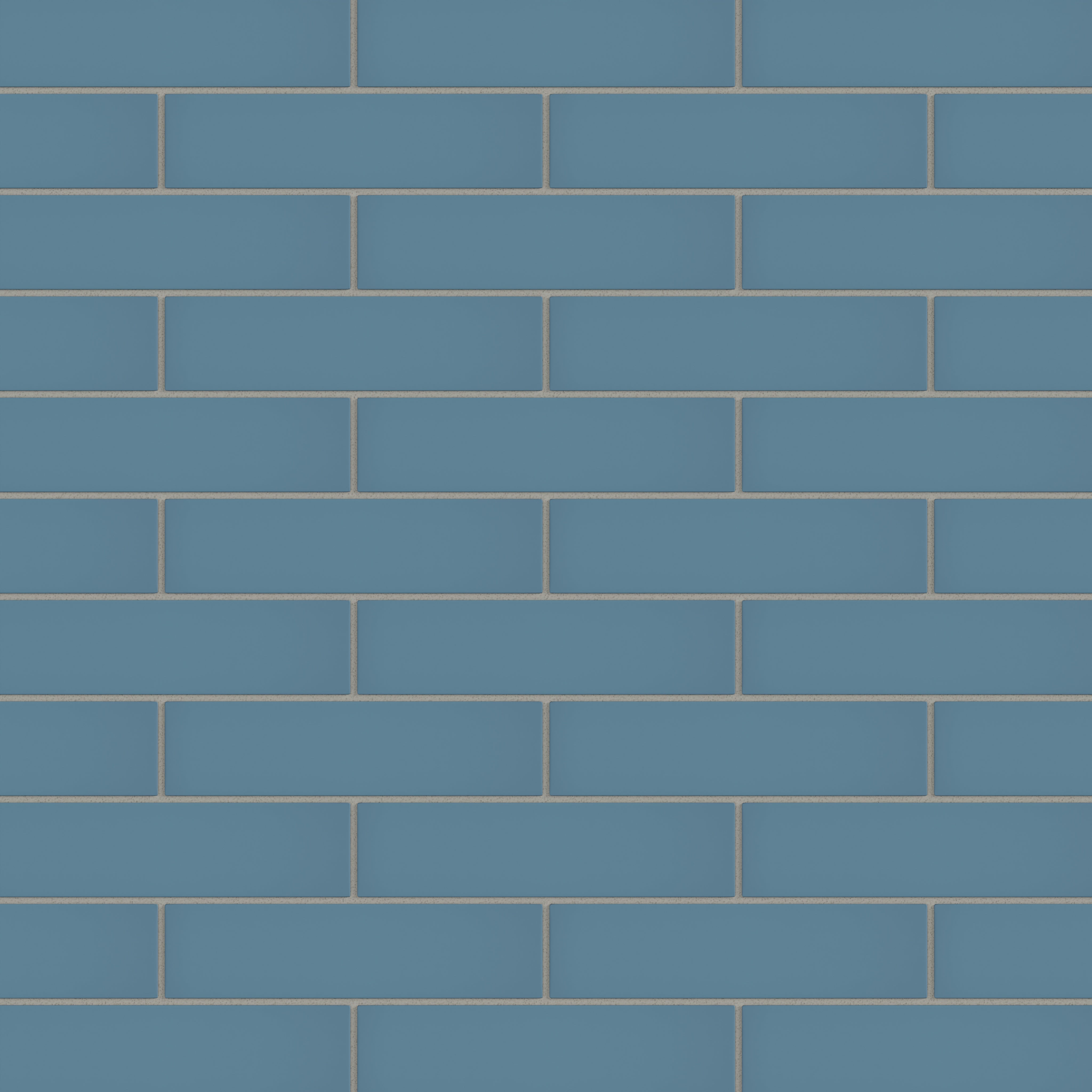 2x8 Natural Press Ceramic Tile in Azurite Matte