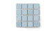 2x2 Straight Set Sheeted Original Ceramic Mosaic Tile in Crater Lake Gloss