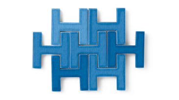 Chaine Homme Original Ceramic Tile in Aegean Sea Gloss