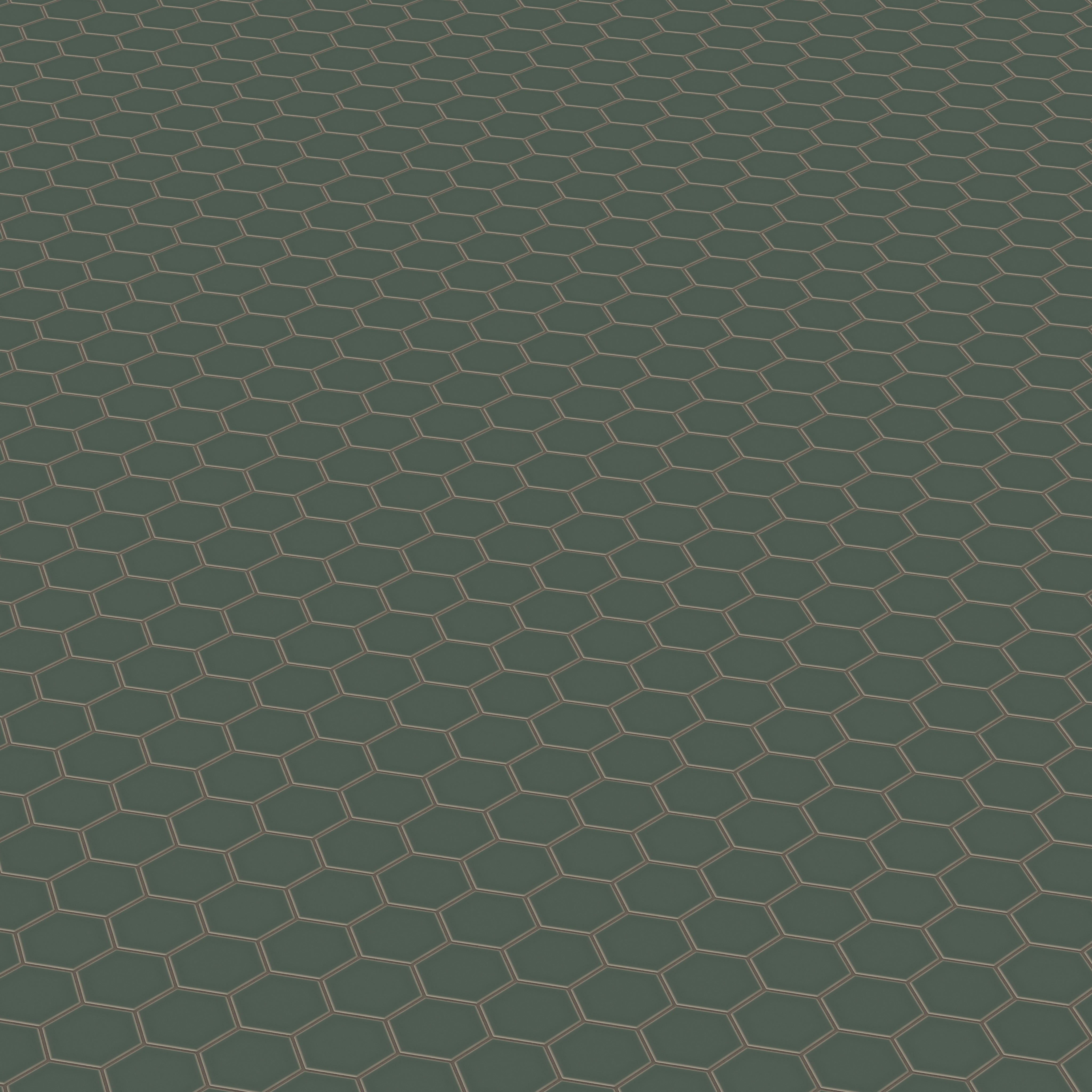 4" Hexagon Original Ceramic Tile in Tempest Matte