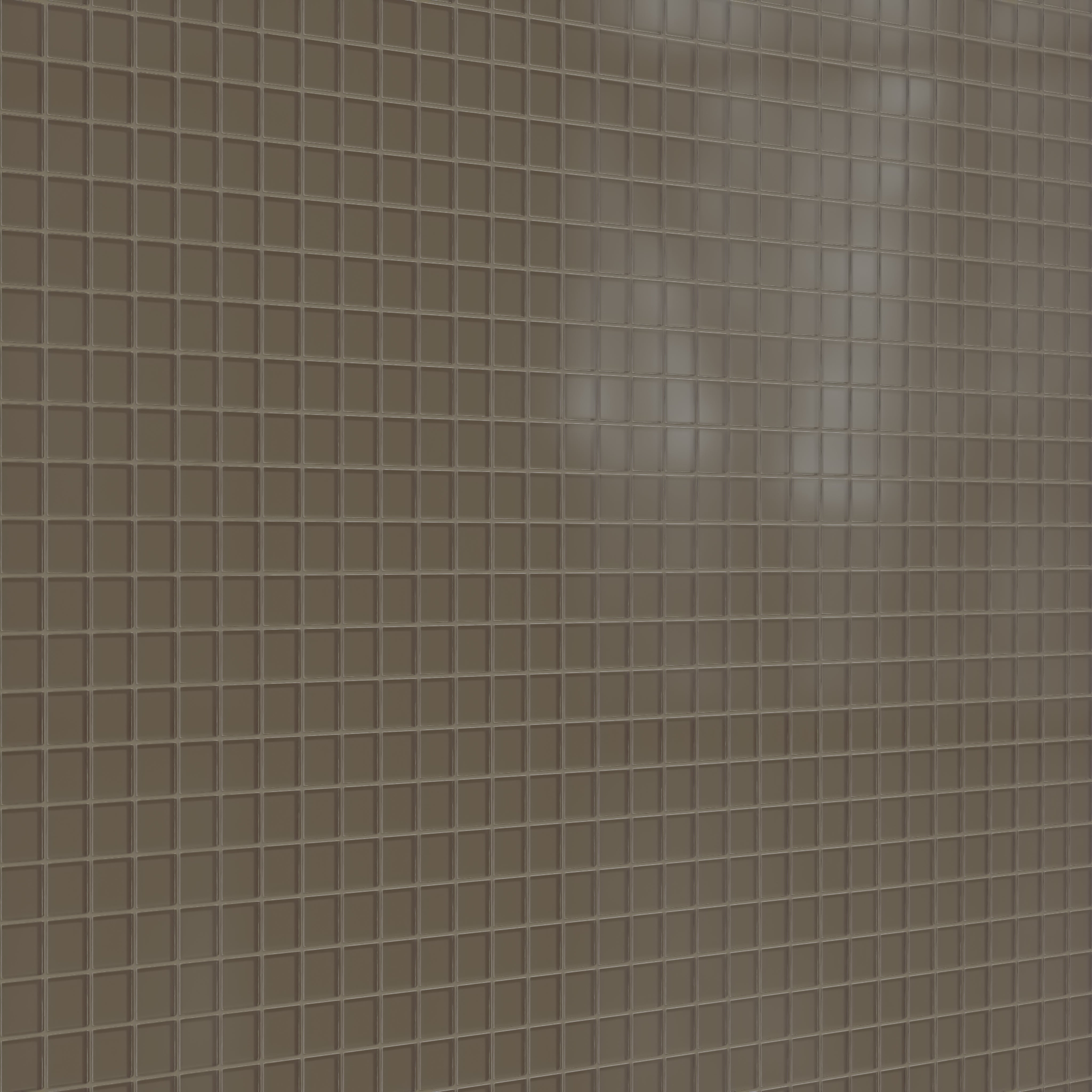 2x2 Straight Set Sheeted Glass Mosaic Tile in Albatross Matte