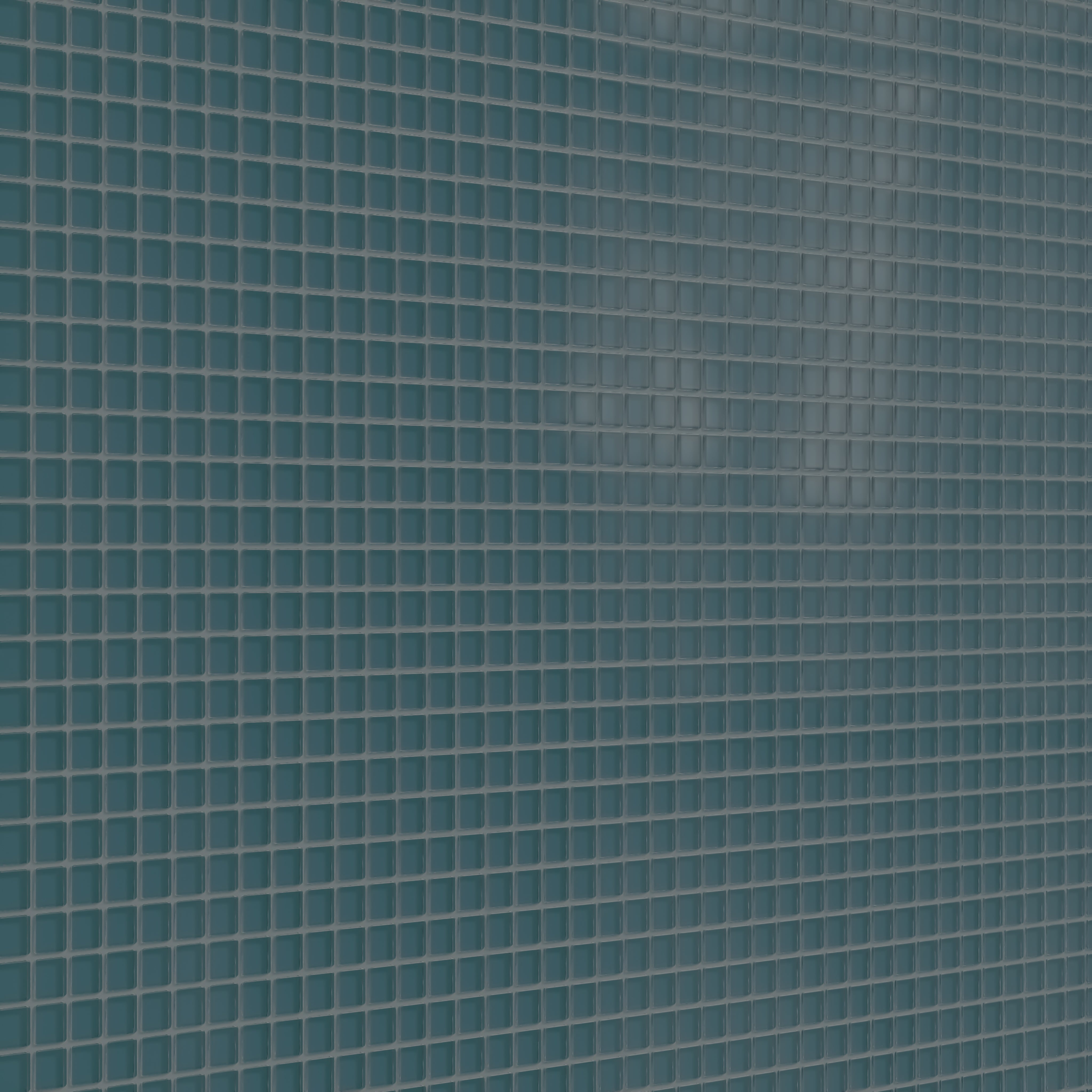 1x1 Straight Set Sheeted Glass Mosaic Tile in Magpie Matte