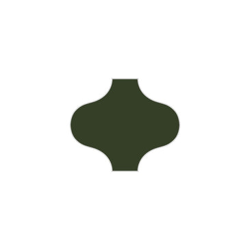 Paseo Original Ceramic Tile in Hunter Green Gloss