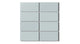 2x4 Straight Set Sheeted Natural Press Ceramic Mosaic Tile in Hood River Matte