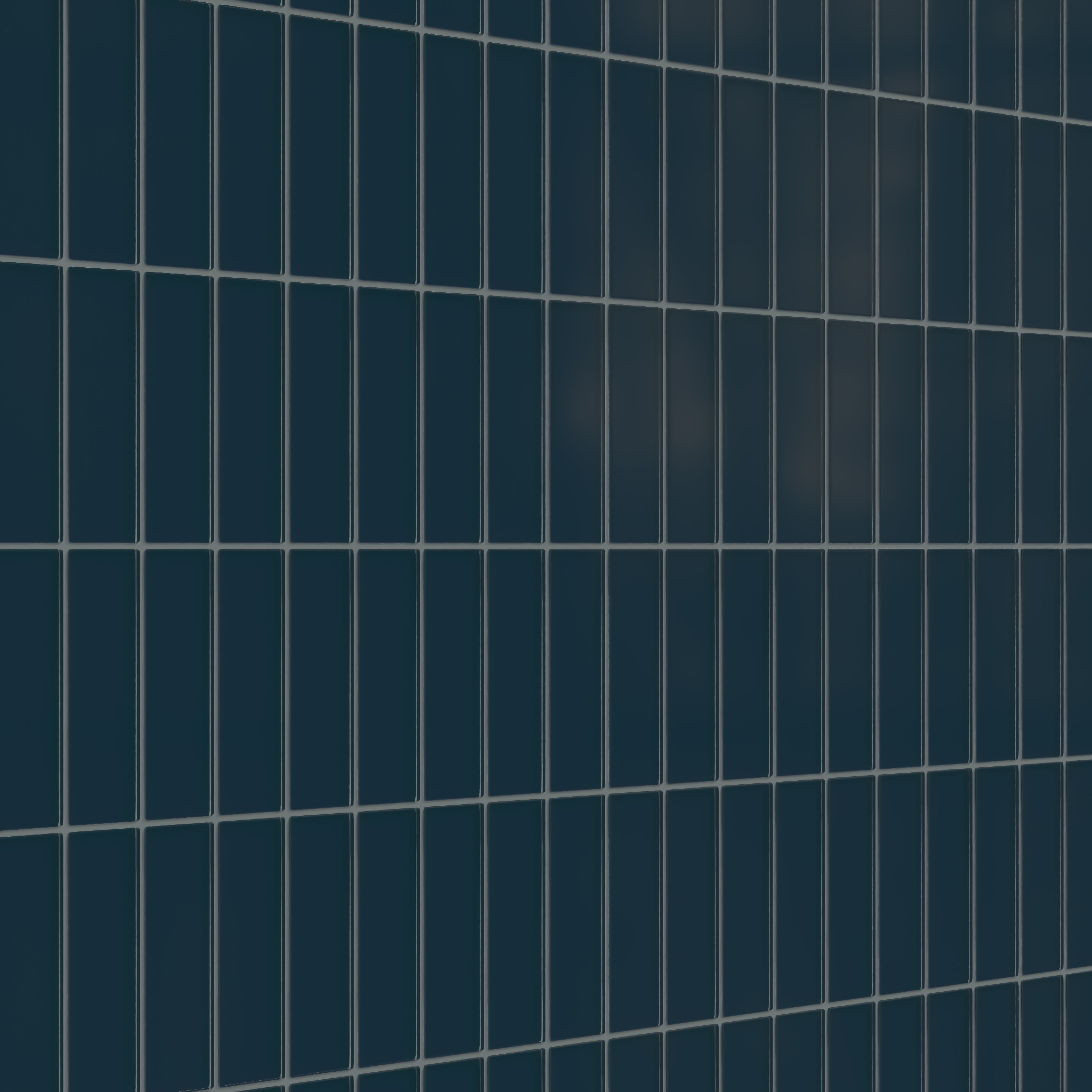 2x6 Glass Tile in Grackle Matte