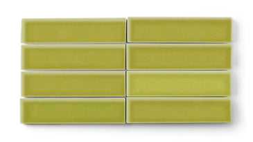 2x8 Original Ceramic Tile in Palm Tree Gloss