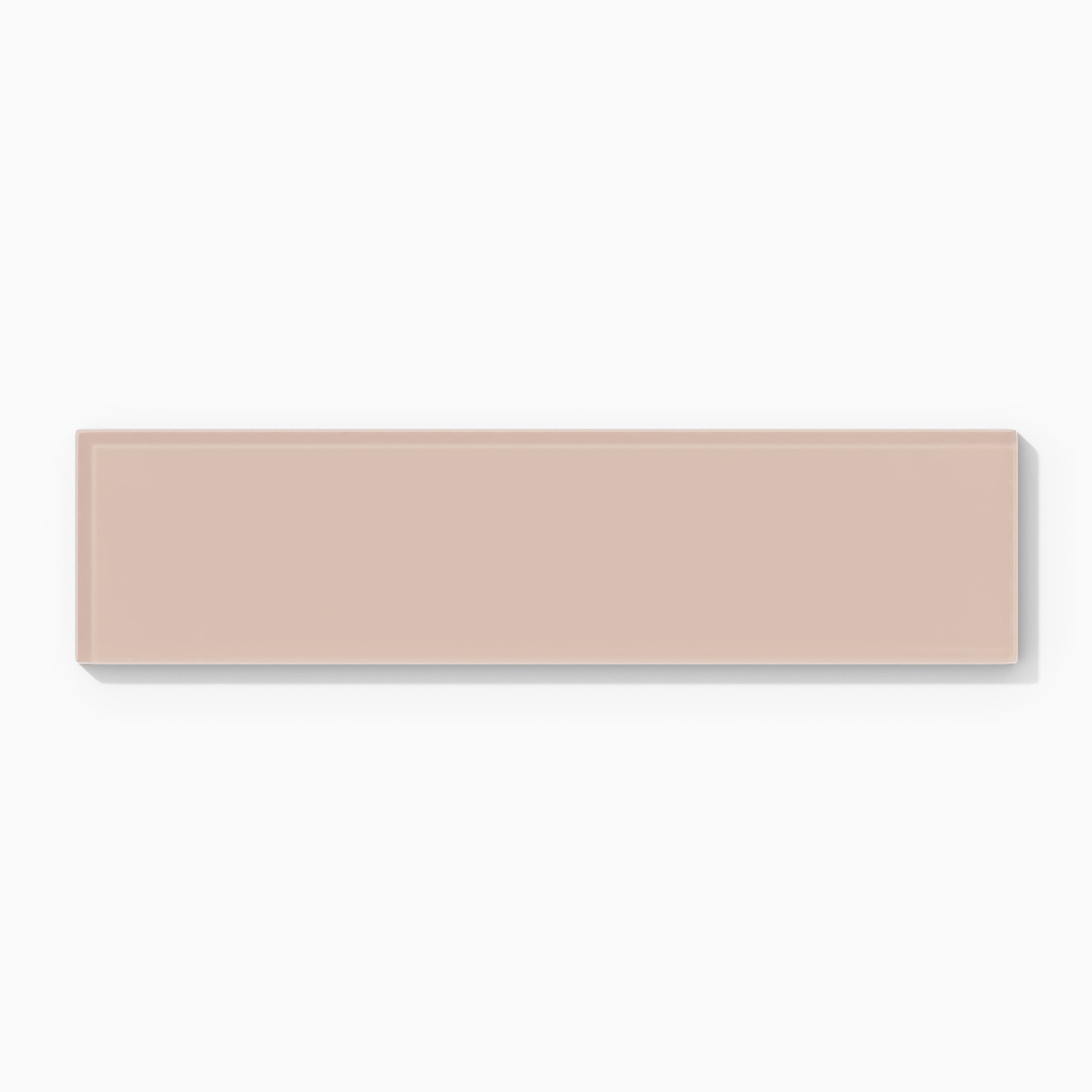 3x12 Glass Tile in Rosy Finch Gloss