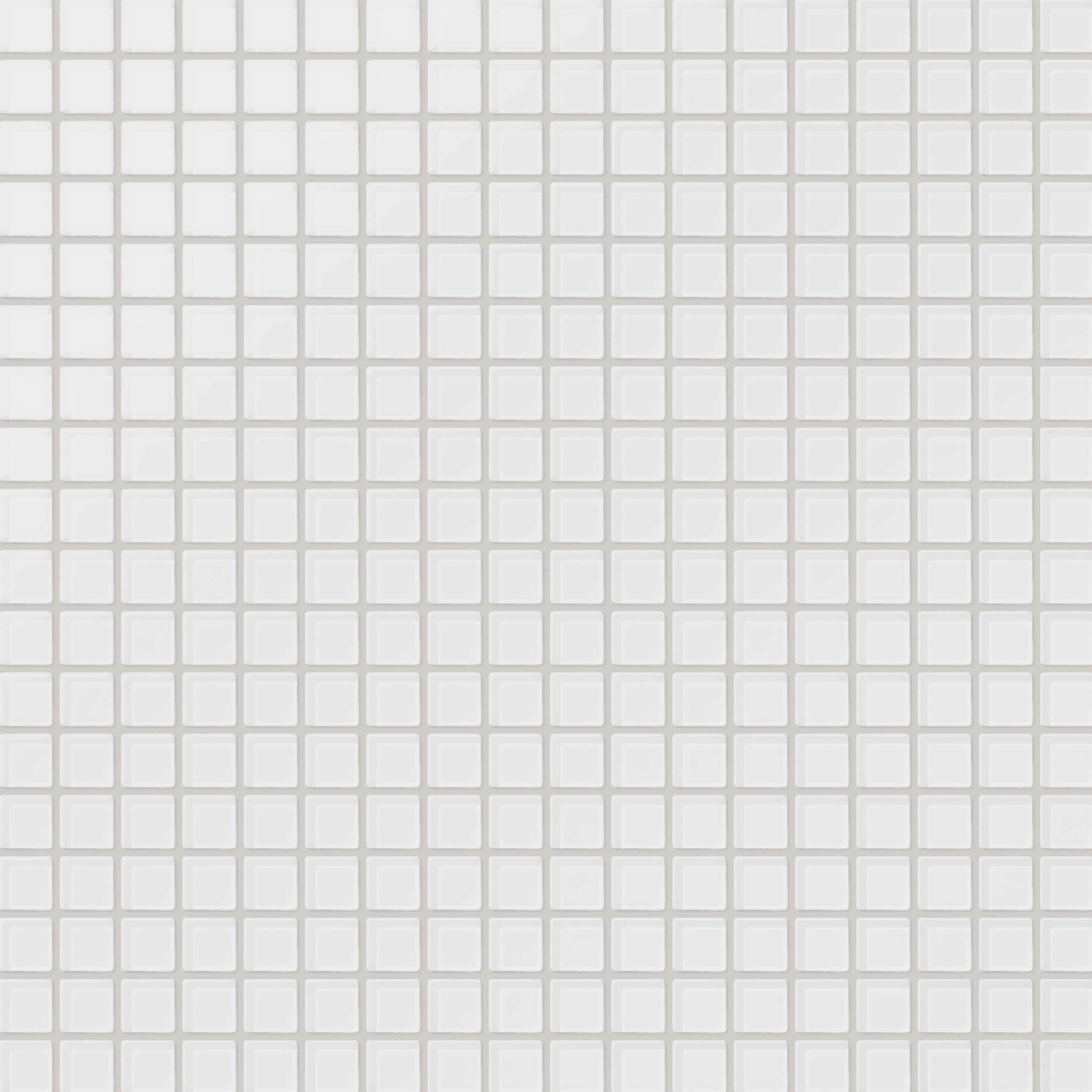 Factory Sale 1x1 Straight Set Sheeted Glass Mosaic Tile in Egret Matte