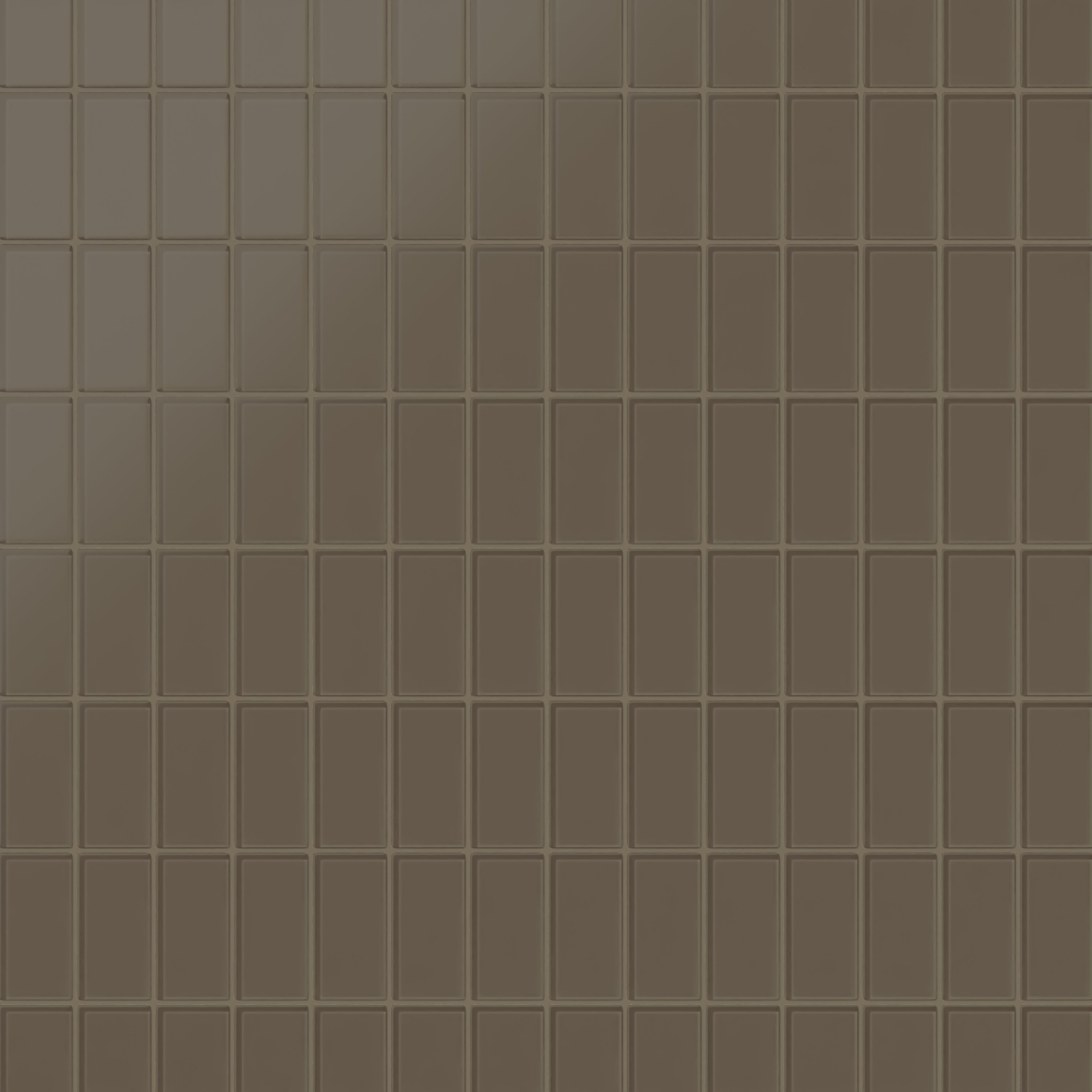 2x4 Straight Set Sheeted Glass Mosaic Tile in Albatross Matte
