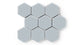 4" Hexagon Original Ceramic Tile in Crater Lake Matte