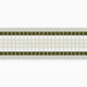 1x1 Tailored Stripe Border Sheeted Original Ceramic Tile in Celadon Matte