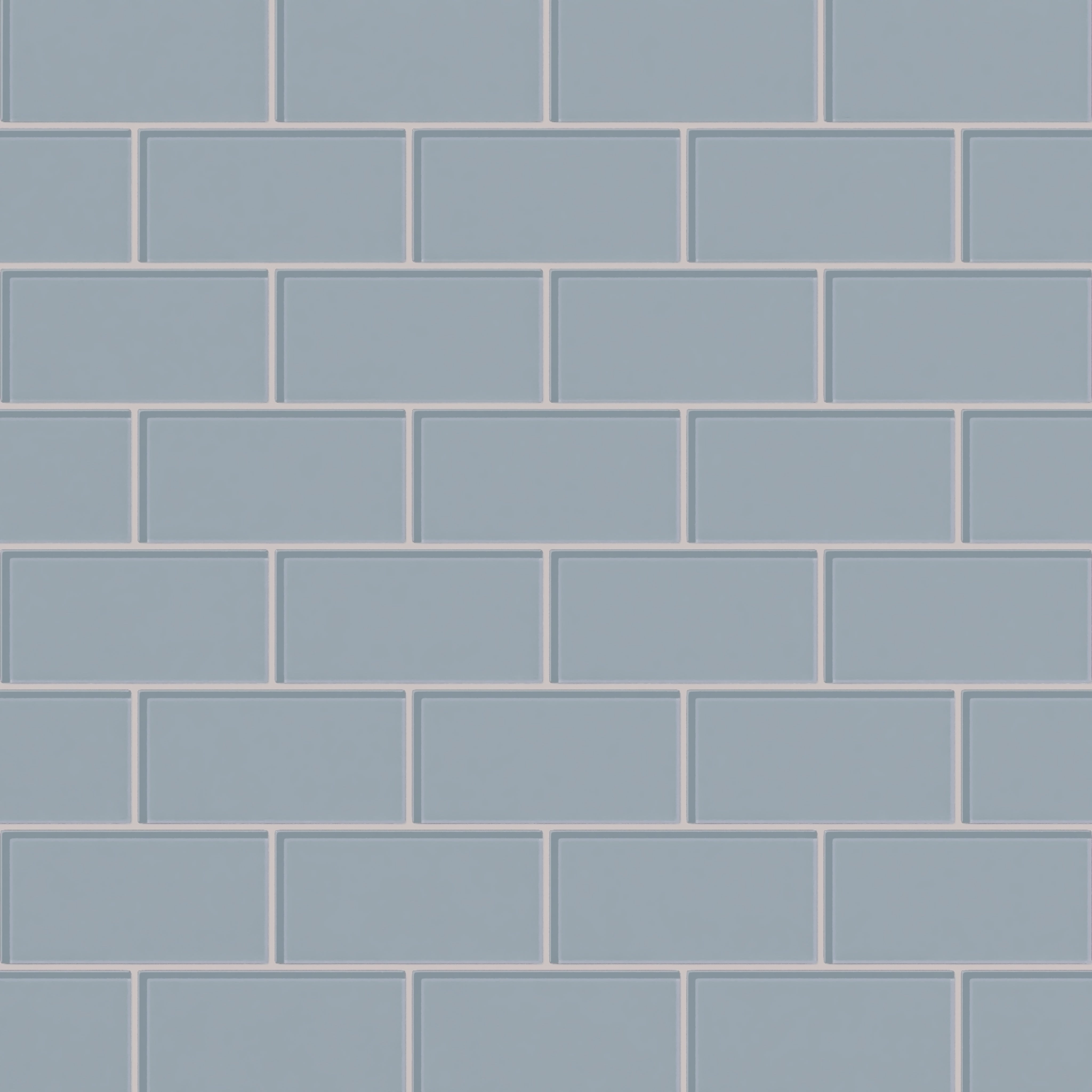 3x6 Glass Tile in Pinyon Jay Gloss