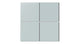 6x6 Natural Press Ceramic Tile in Hood River Matte