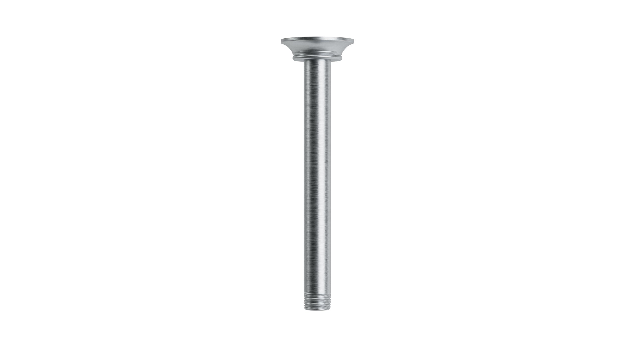 Emerson 8" Straight Shower Arm with Flange in Satin Chrome