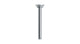 Emerson 8" Straight Shower Arm with Flange in Satin Chrome