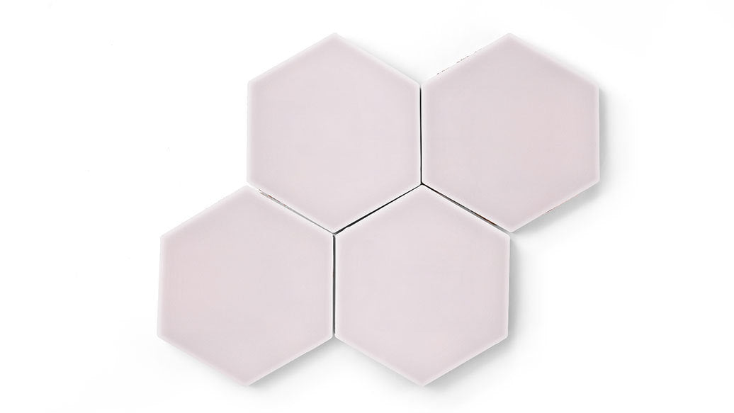 6" Hexagon Original Ceramic Tile in Evening Glow Gloss