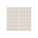 1x4 Straight Set Sheeted Original Ceramic Mosaic Tile in Sand Dune Matte