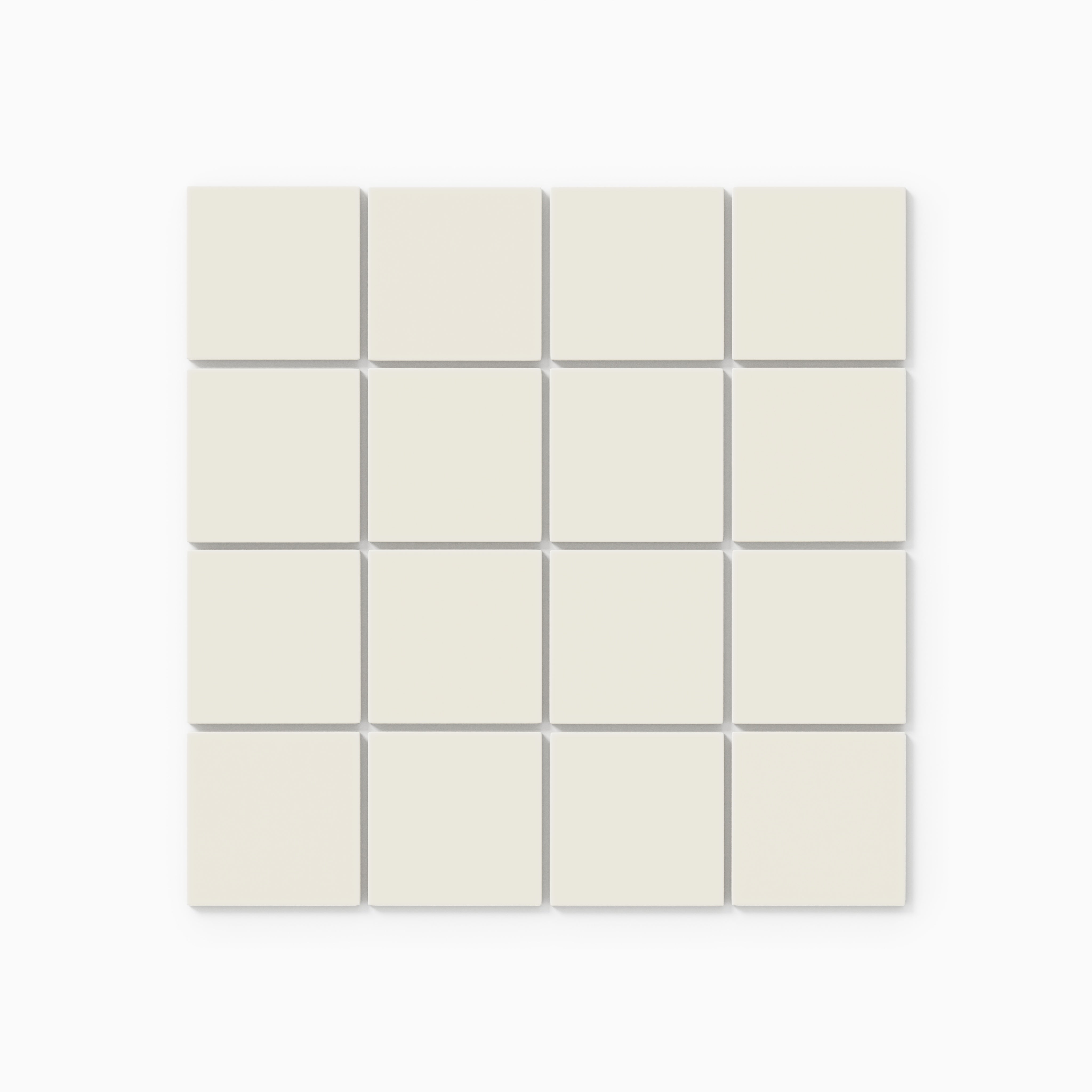 Quick Ship 3x3 Straight Set Sheeted Natural Press Ceramic Mosaic Tile in Salt Creek Gloss