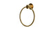 Foundry Towel Ring in Satin Brass