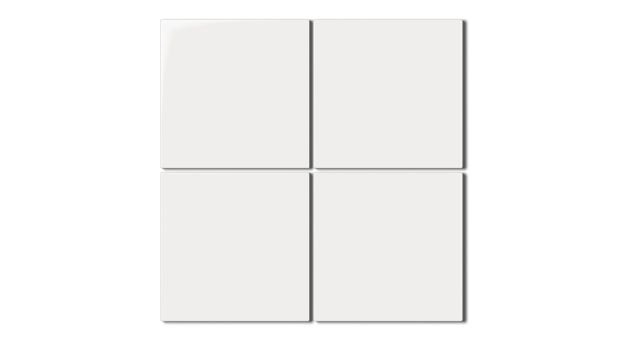 6x6 Natural Press Ceramic Tile in Salt Creek Gloss