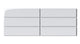 2x8 Natural Press Ceramic Tile in Tin Oxide Gloss