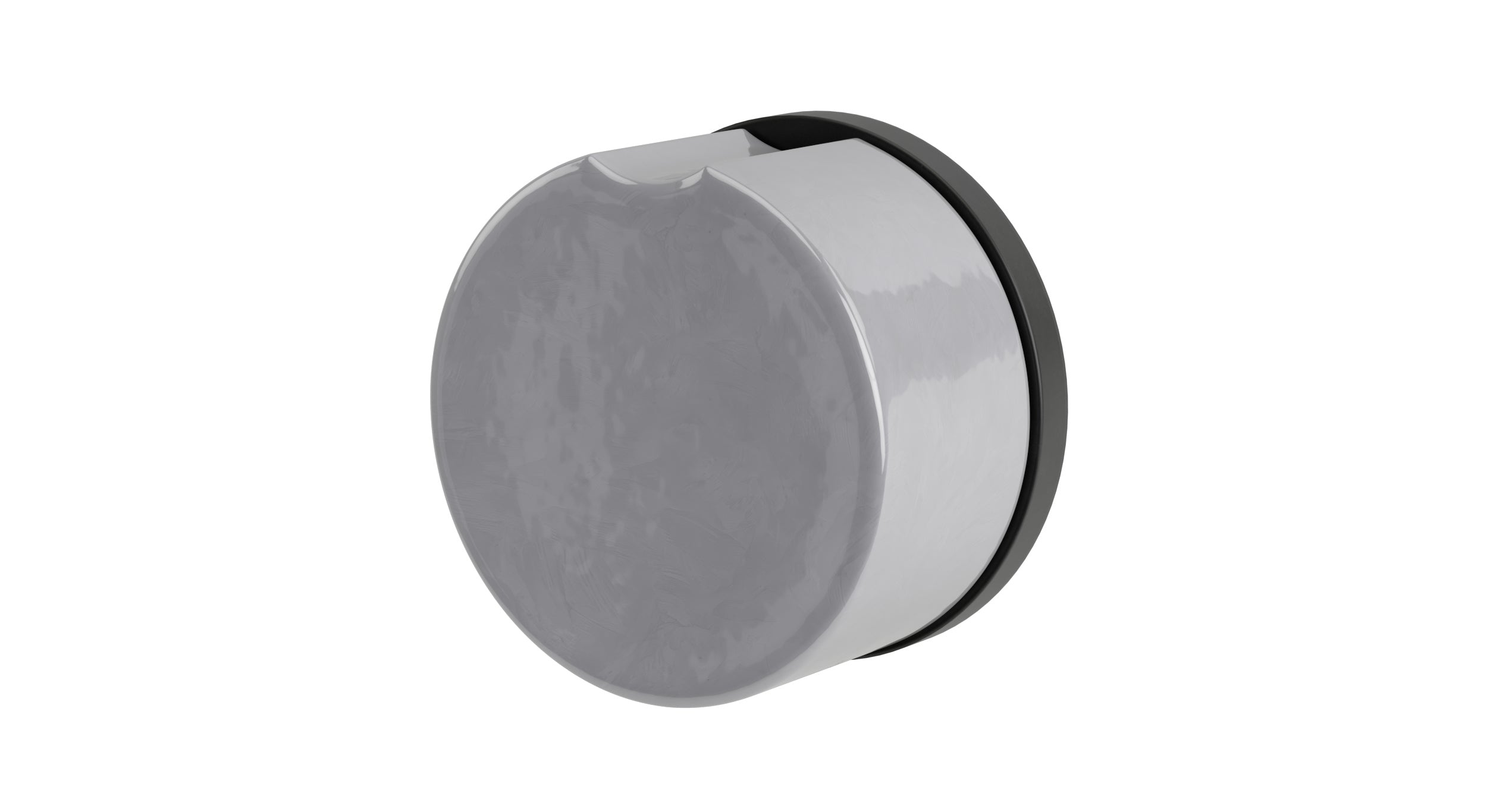 Foundry One Handle Wall Mount Diverter/Volume Control Shower Trim with Groove Ceramic Knob Handle in Oil Rubbed Bronze