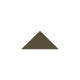 4" Triangle Original Ceramic Tile in Bonsai Matte