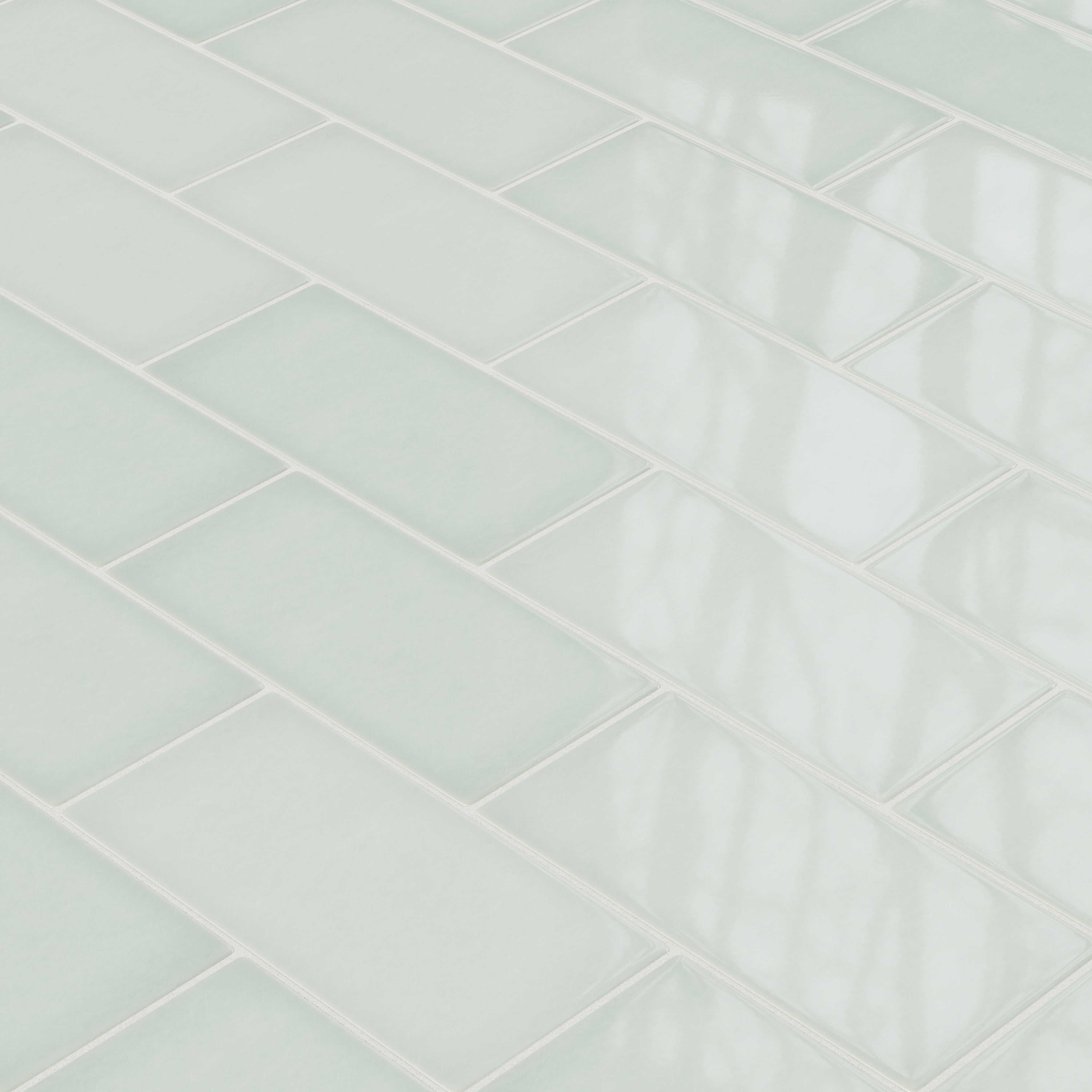 Salton Sea 6x12 Gloss Original Ceramic Tile - Fireclay Tile