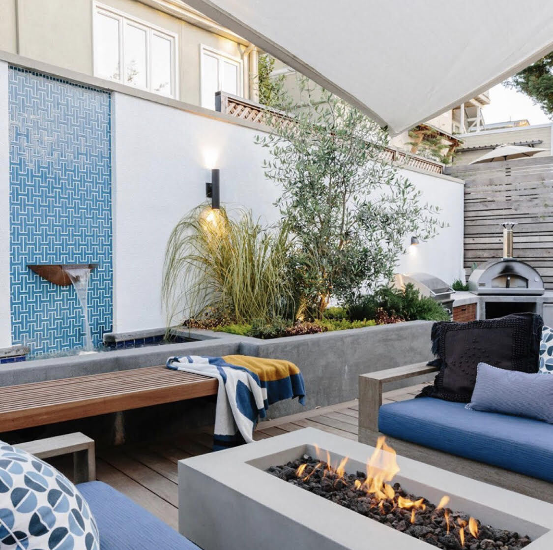 2x4 Straight Set Sheeted Original Ceramic Mosaic Tile in Adriatic Sea