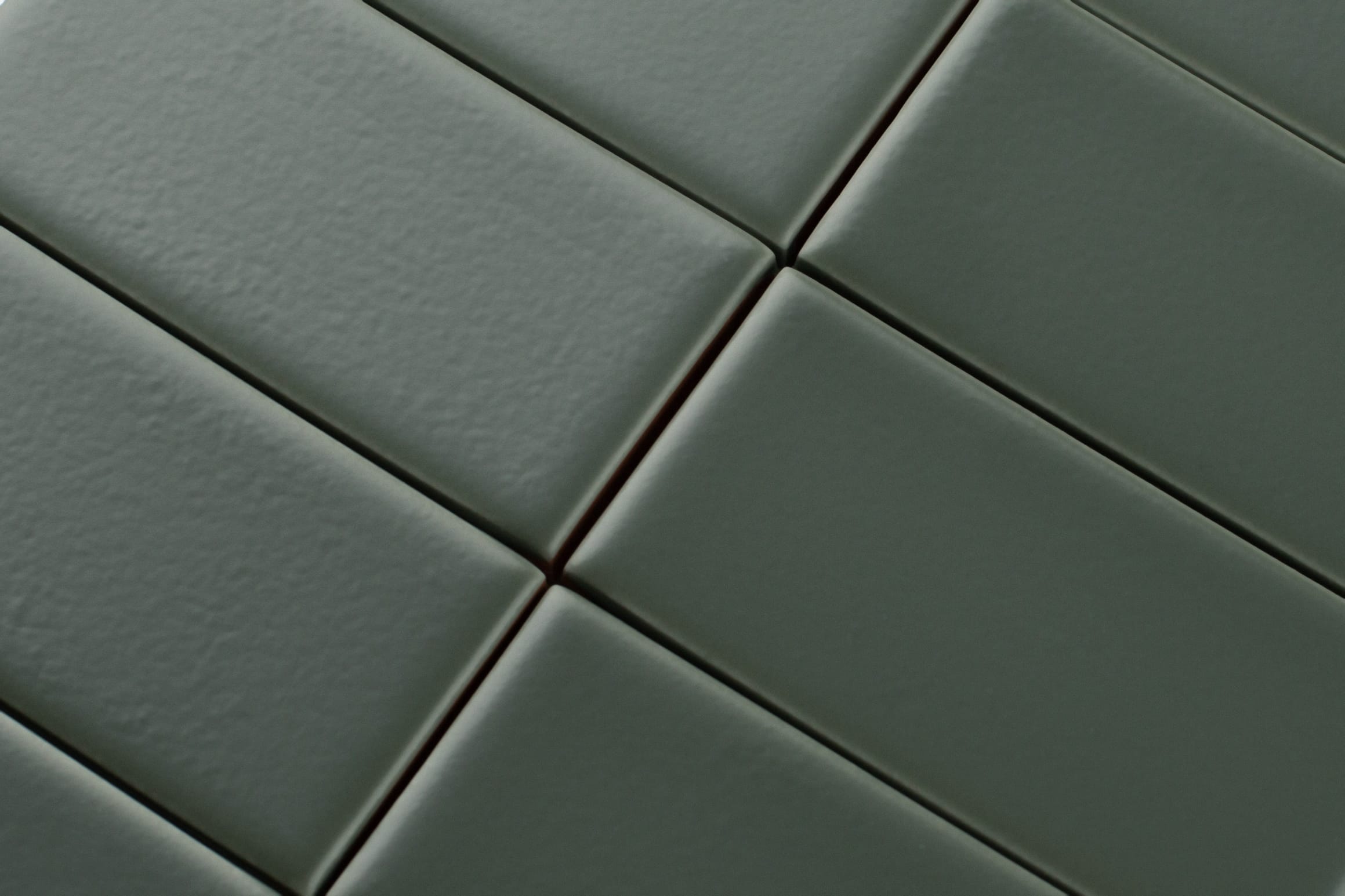 4" Triangle Original Ceramic Tile in Tempest Matte