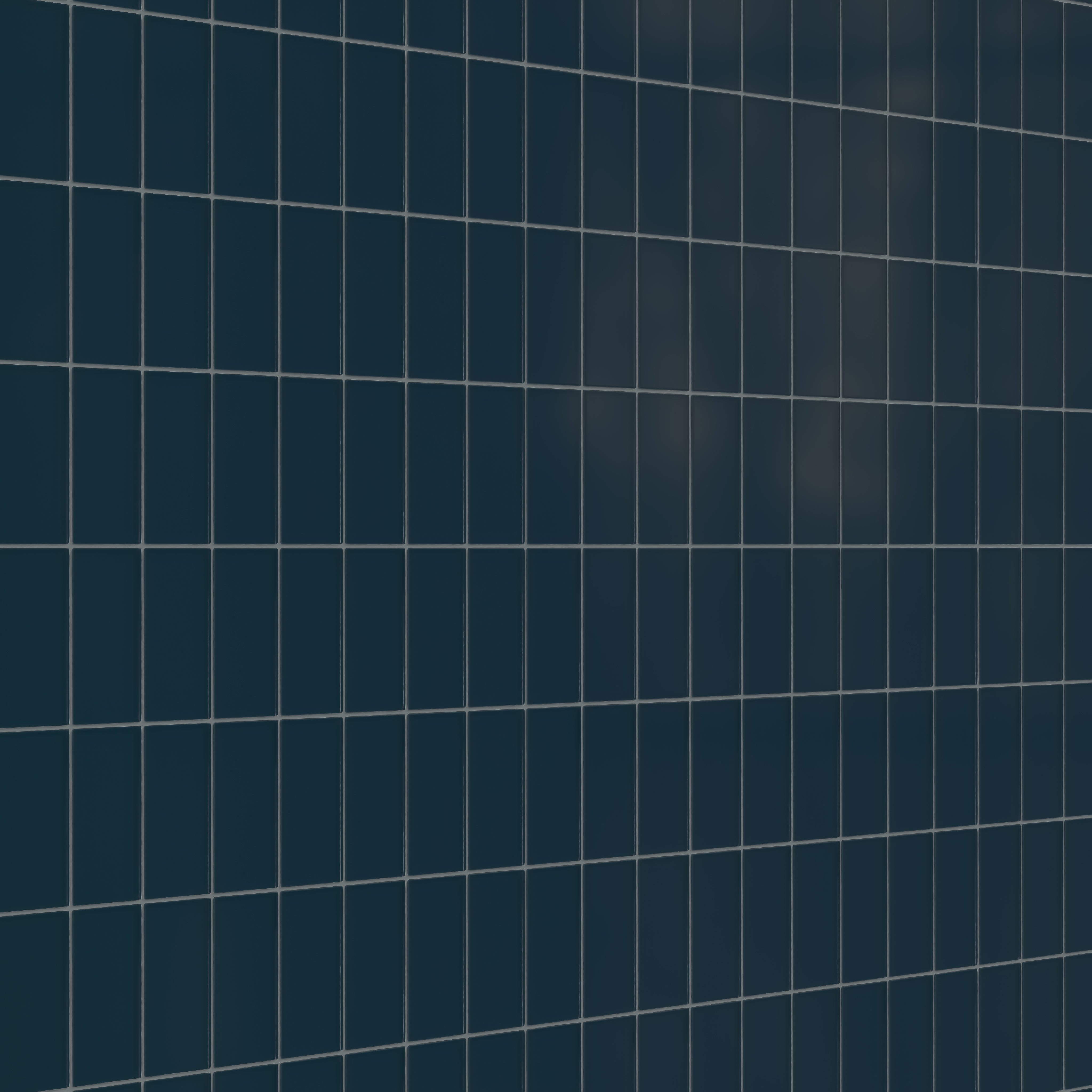 3x6 Glass Tile in Grackle Matte