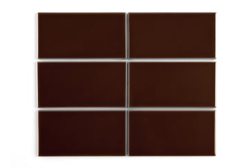 4x8 Original Ceramic Tile in Garnet Gloss