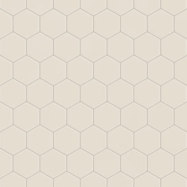 4" Hexagon Original Ceramic Tile in Sand Dune Matte