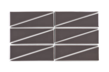 Right Scalene Triangle Original Ceramic Tile in Kalamata Gloss