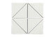 6" Triangle Original Ceramic Tile in Limewash Gloss