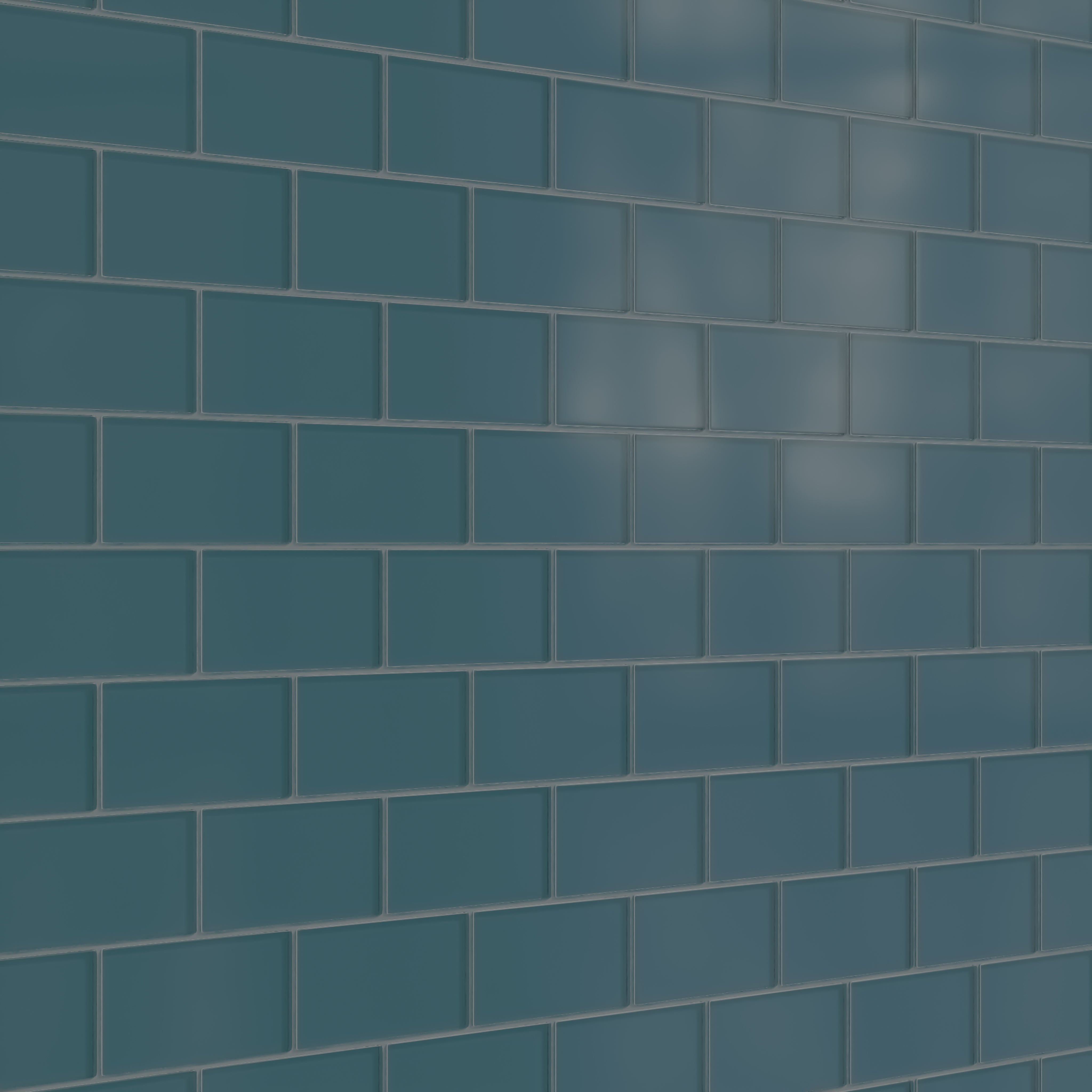3x6 Glass Tile in Magpie Matte