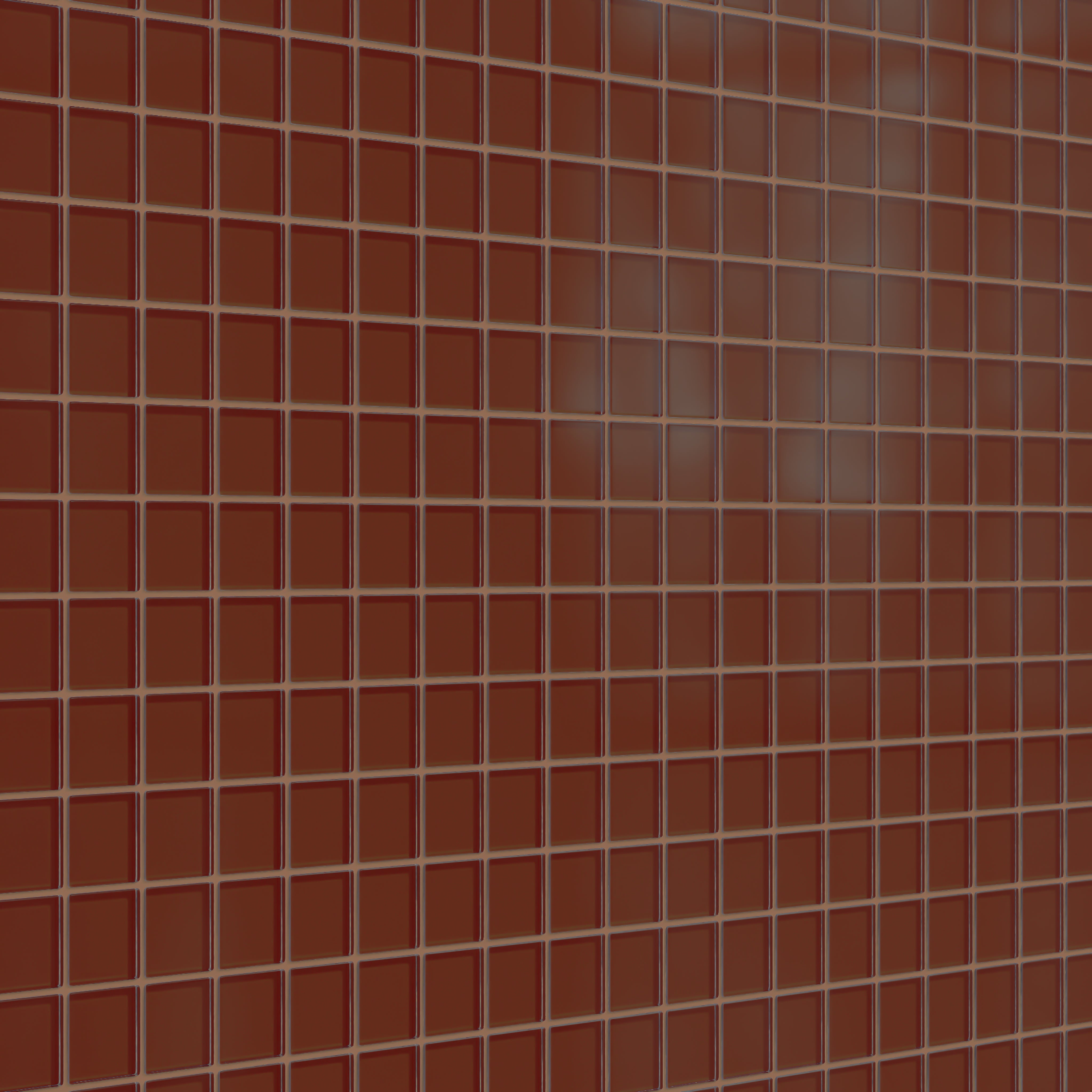 2x2 Straight Set Sheeted Glass Mosaic Tile in Pheasant Matte