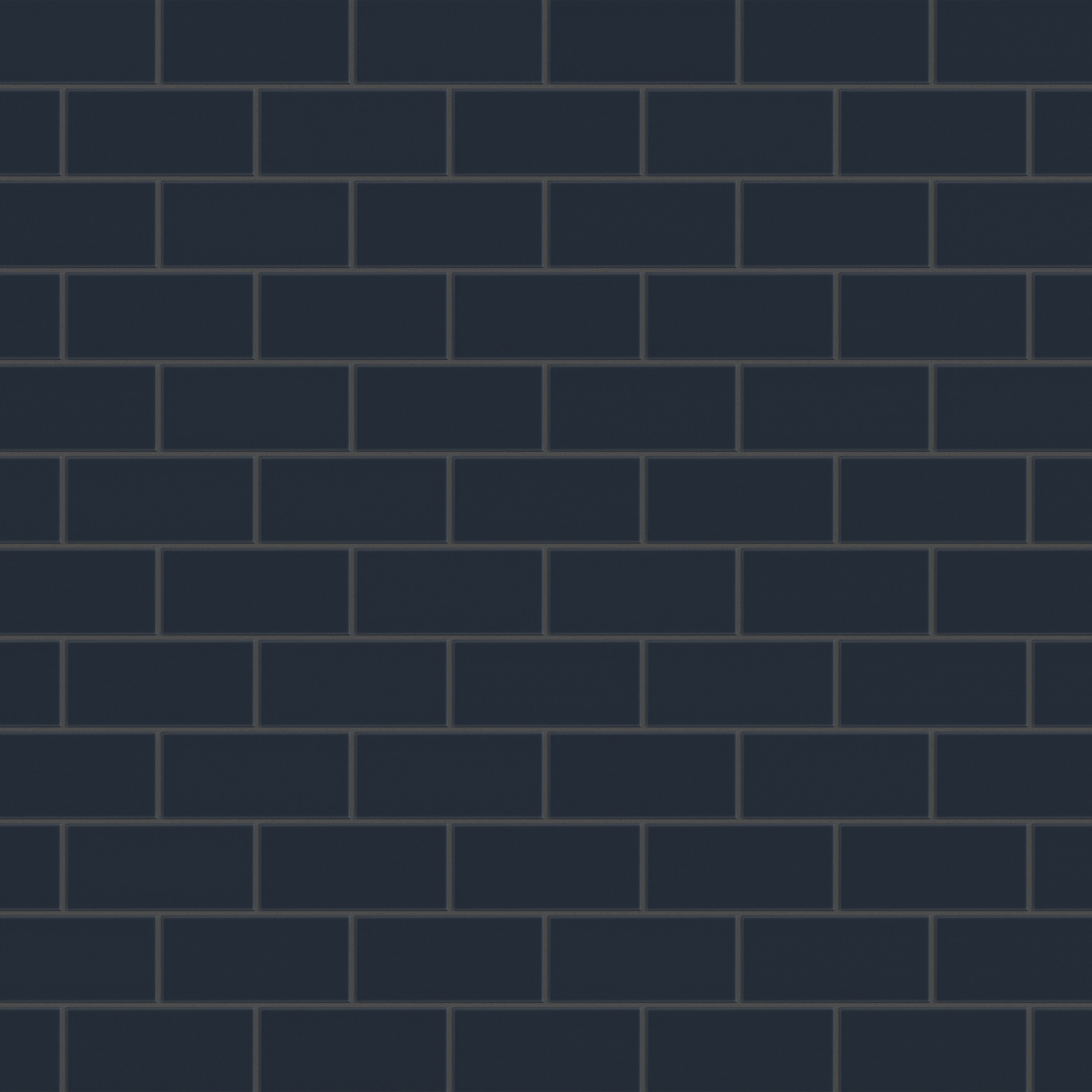 3x6 Original Ceramic Tile in Navy Blue Matte