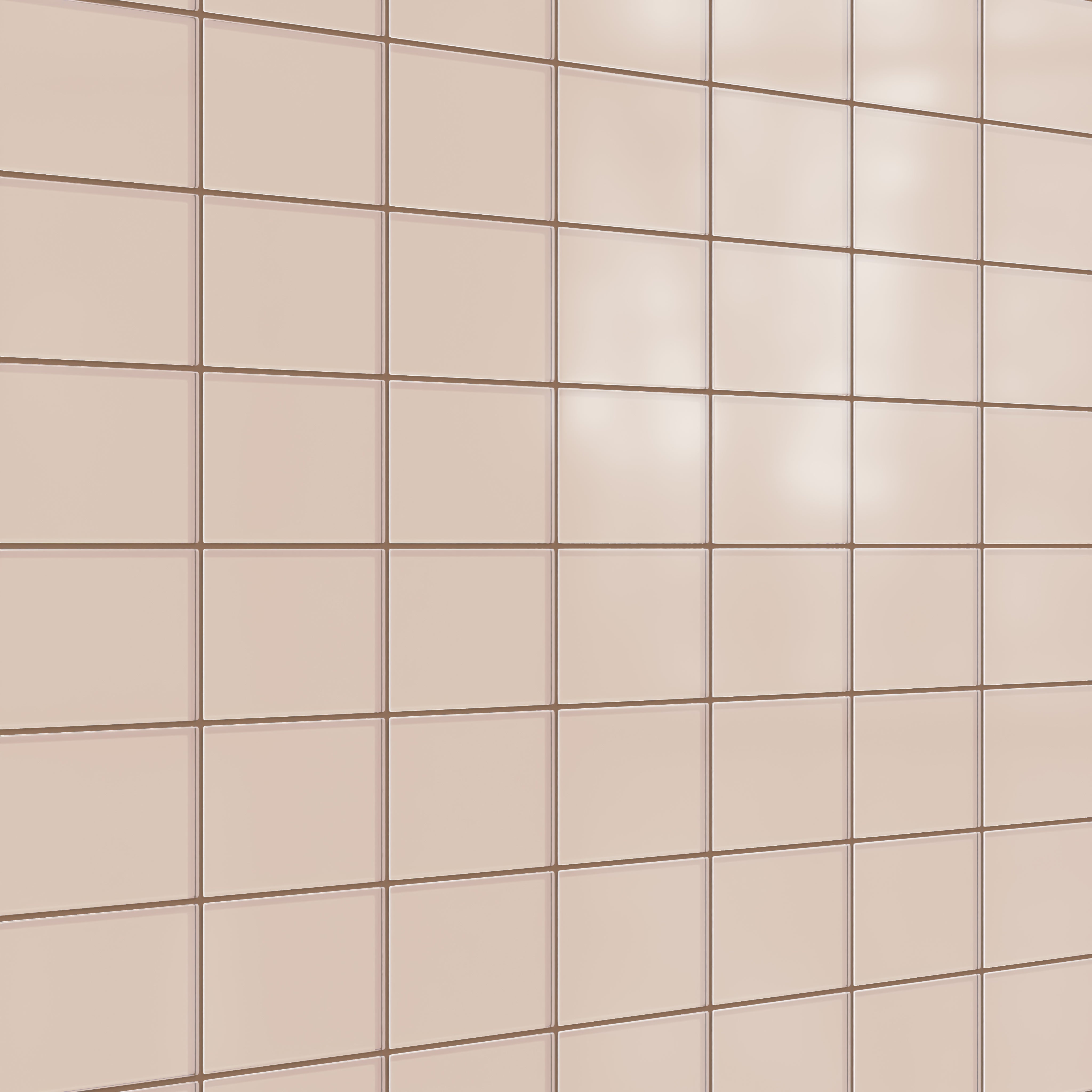 4x6 Glass Tile in Rosy Finch Matte