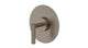 Contour One Handle Wall Mount Shower Trim with Soft Lever Handle in Antique Nickel