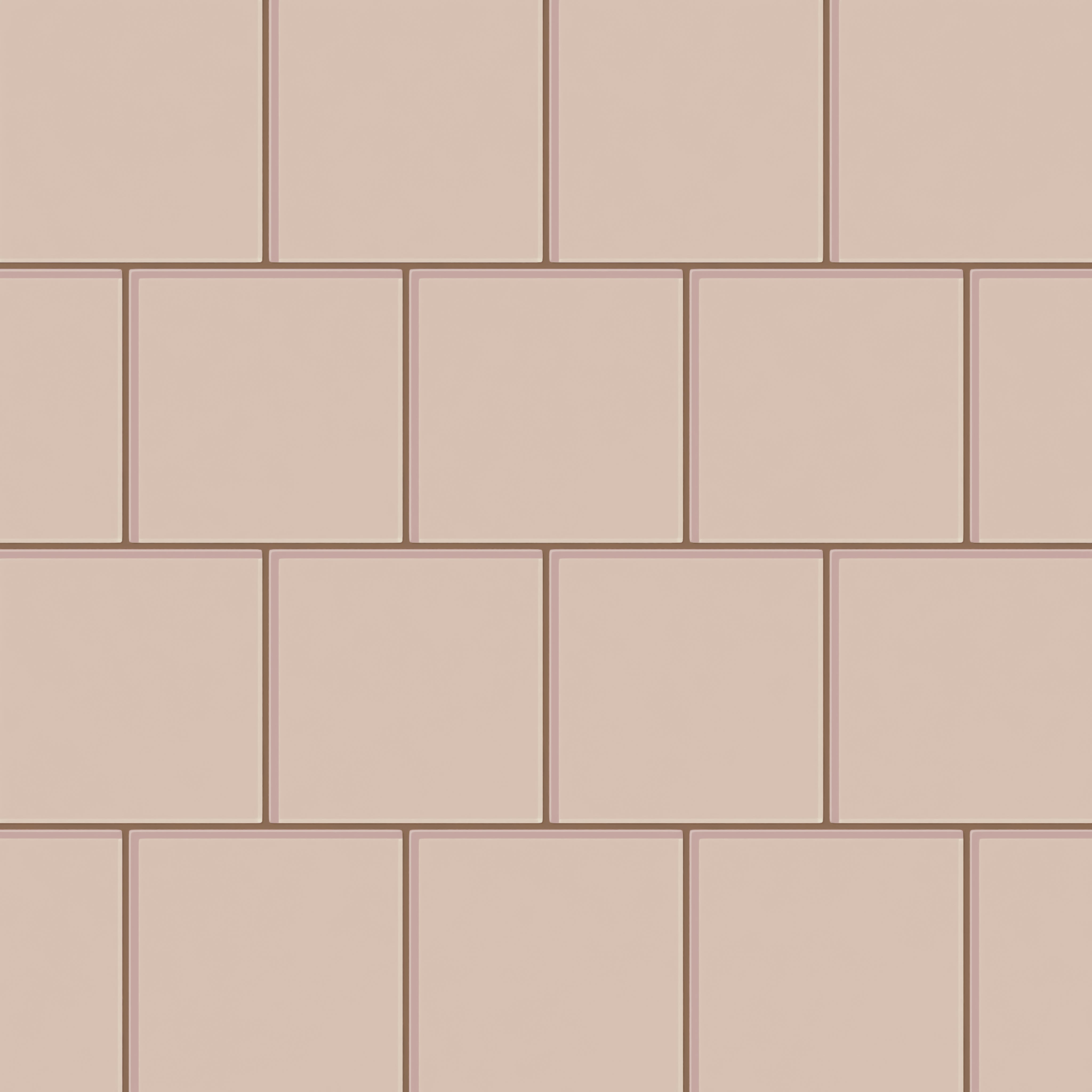 6x6 Glass Tile in Rosy Finch Gloss
