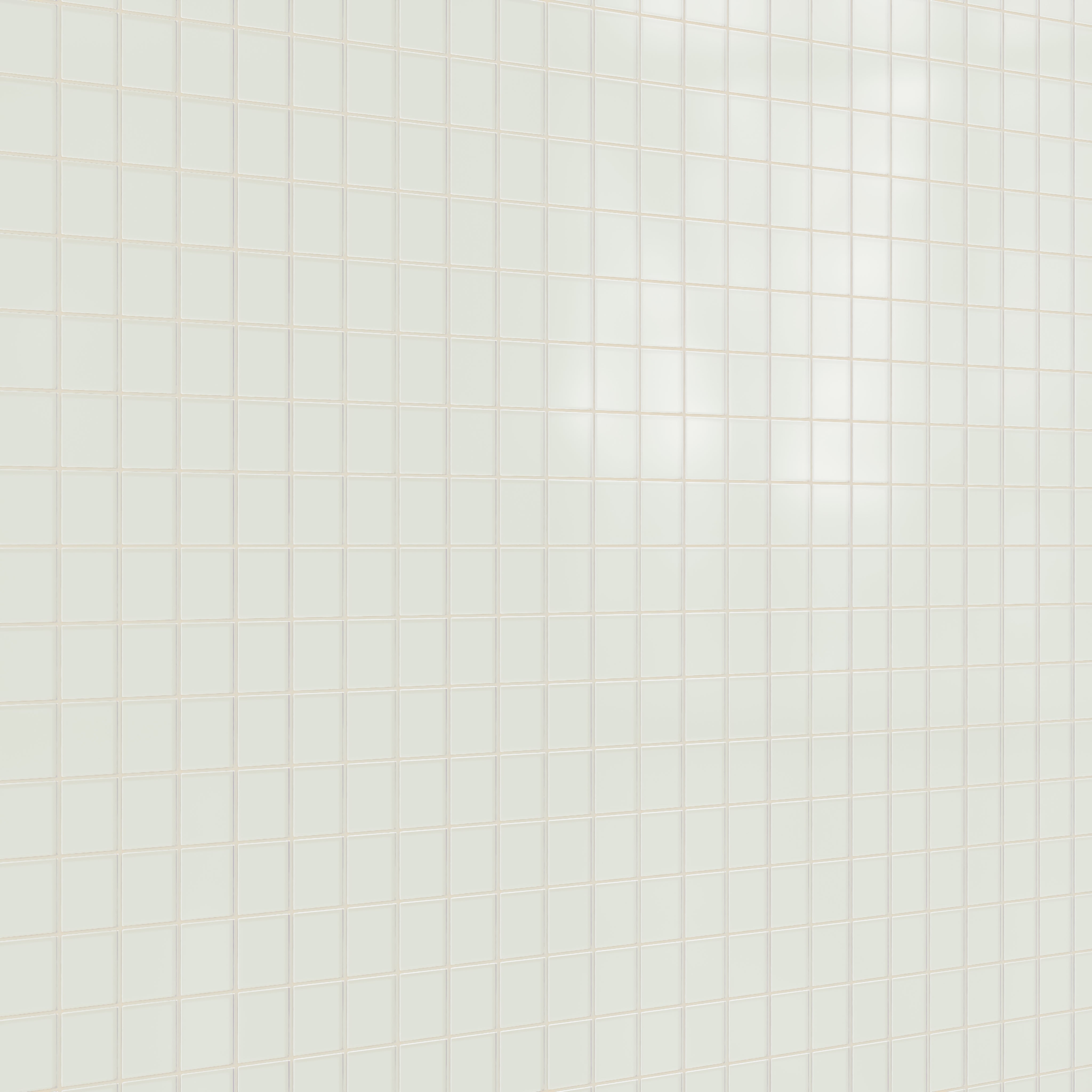 3x3 Straight Set Sheeted Glass Mosaic Tile in Flycatcher Matte