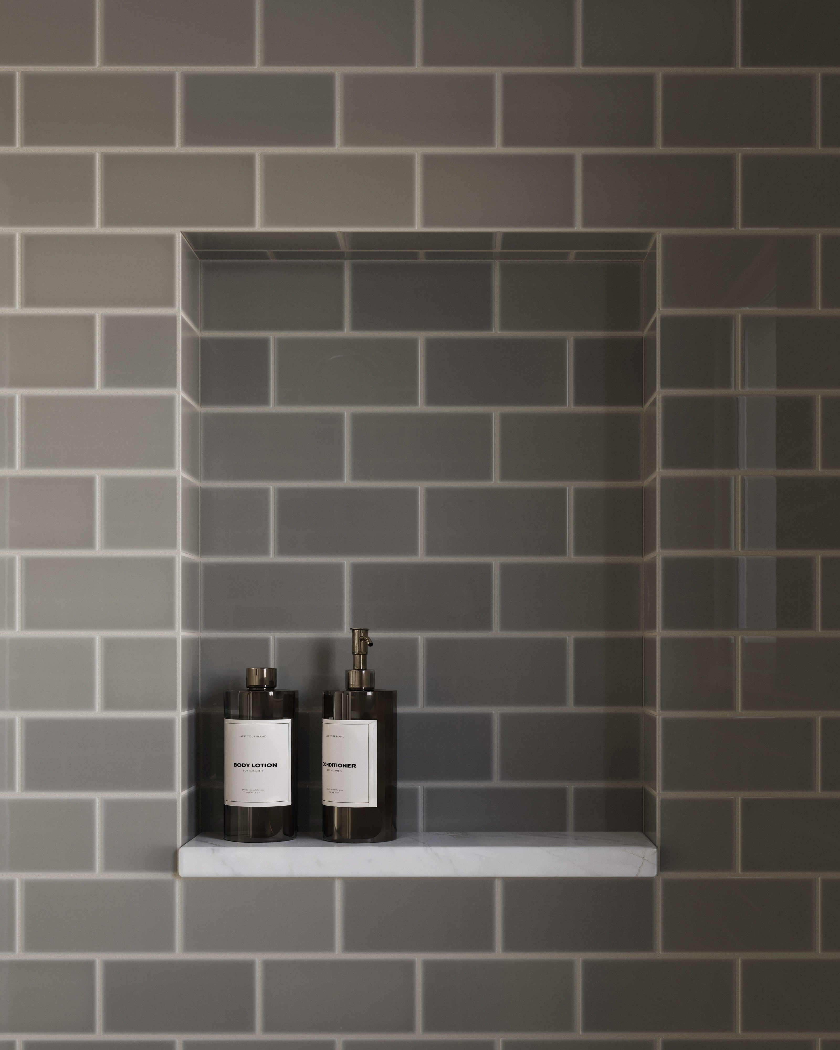 3x6 Natural Press Ceramic Tile in Timberline Gloss