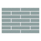1x6 Half Offset Sheeted Original Ceramic Mosaic Tile in Overcast Matte
