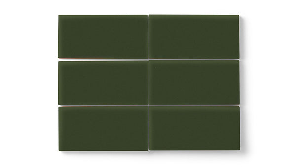 Hunter Green 4x8 Matte Original Ceramic Tile