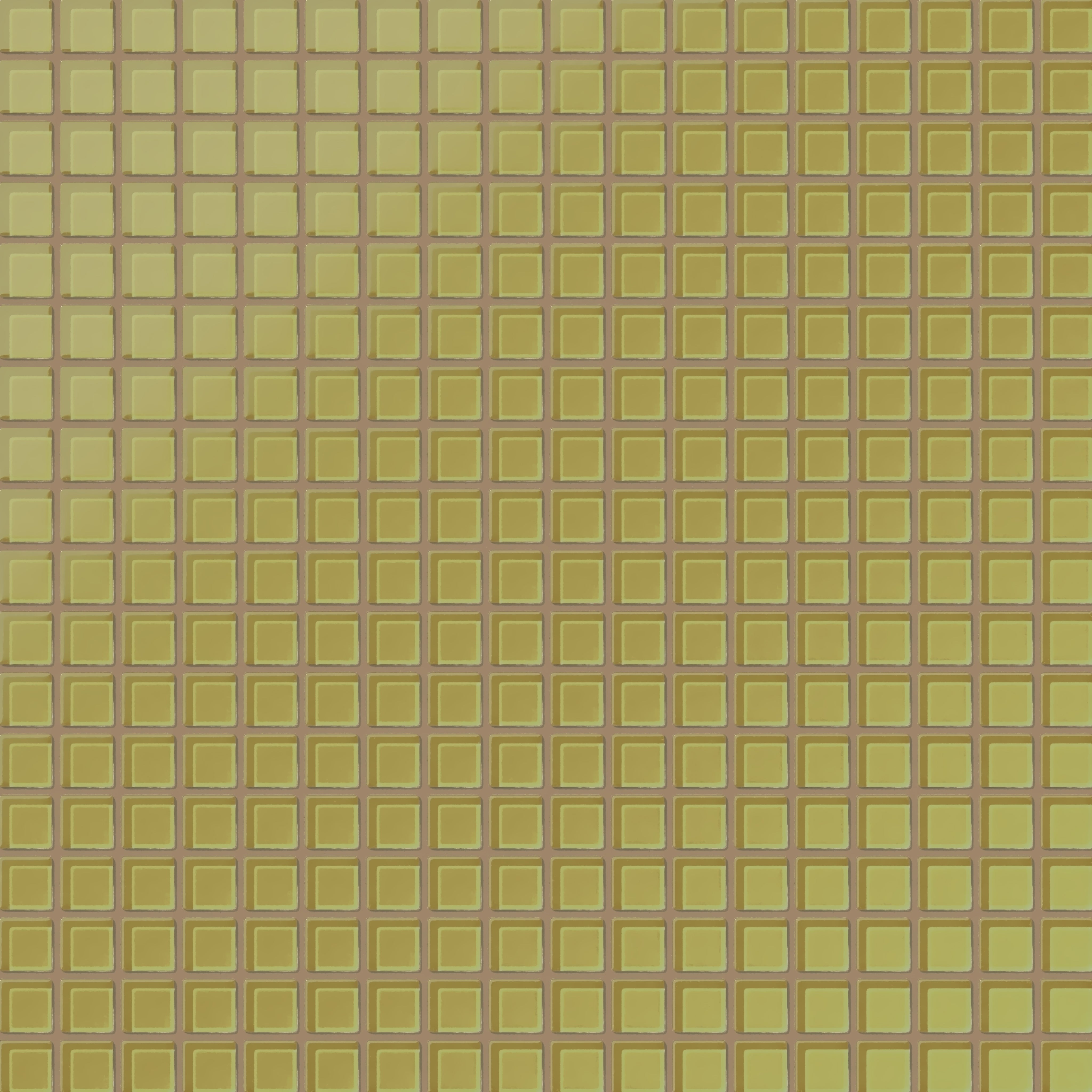 1x1 Straight Set Sheeted Glass Mosaic Tile in Pine Siskin Matte
