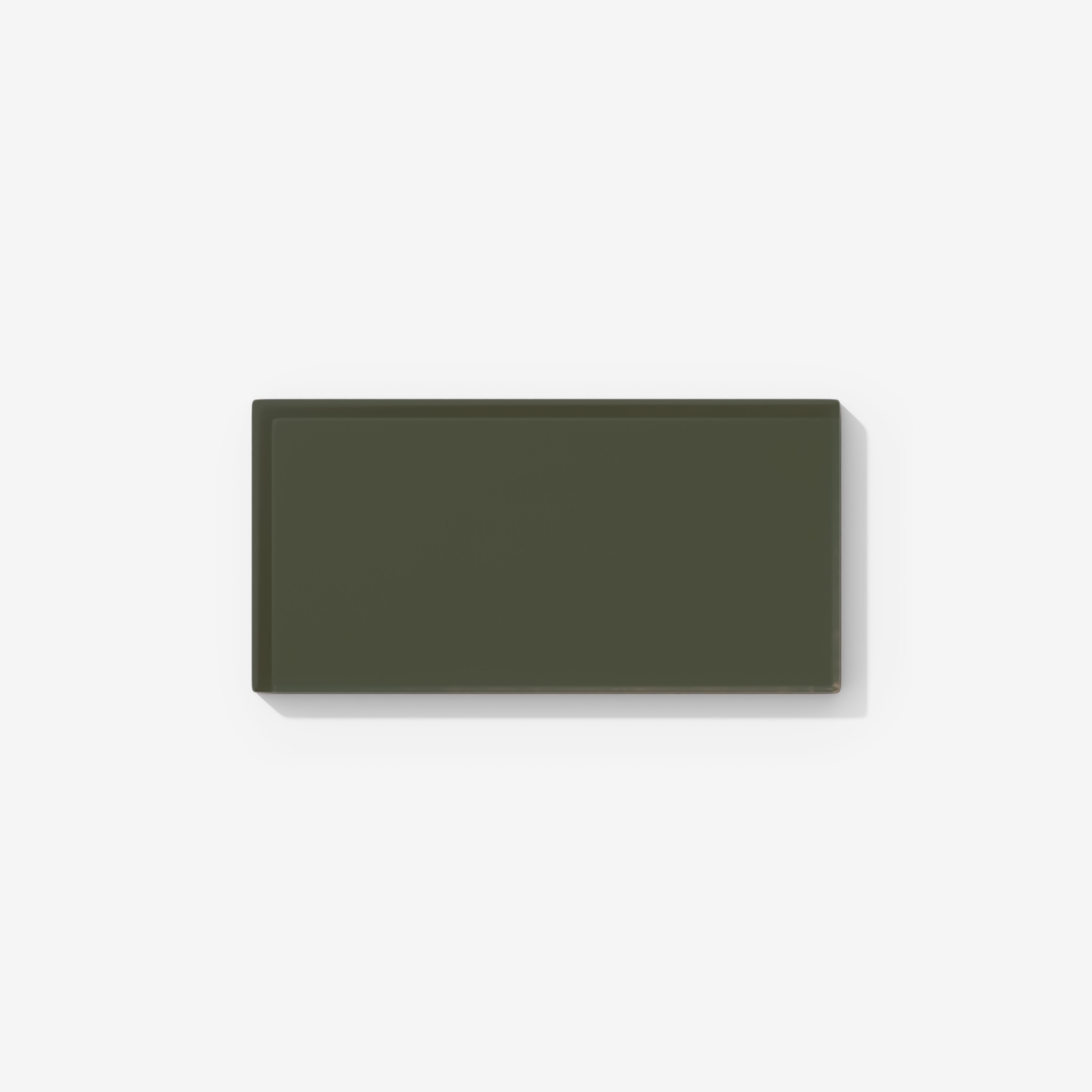 3x6 Glass Tile in Roadrunner Matte